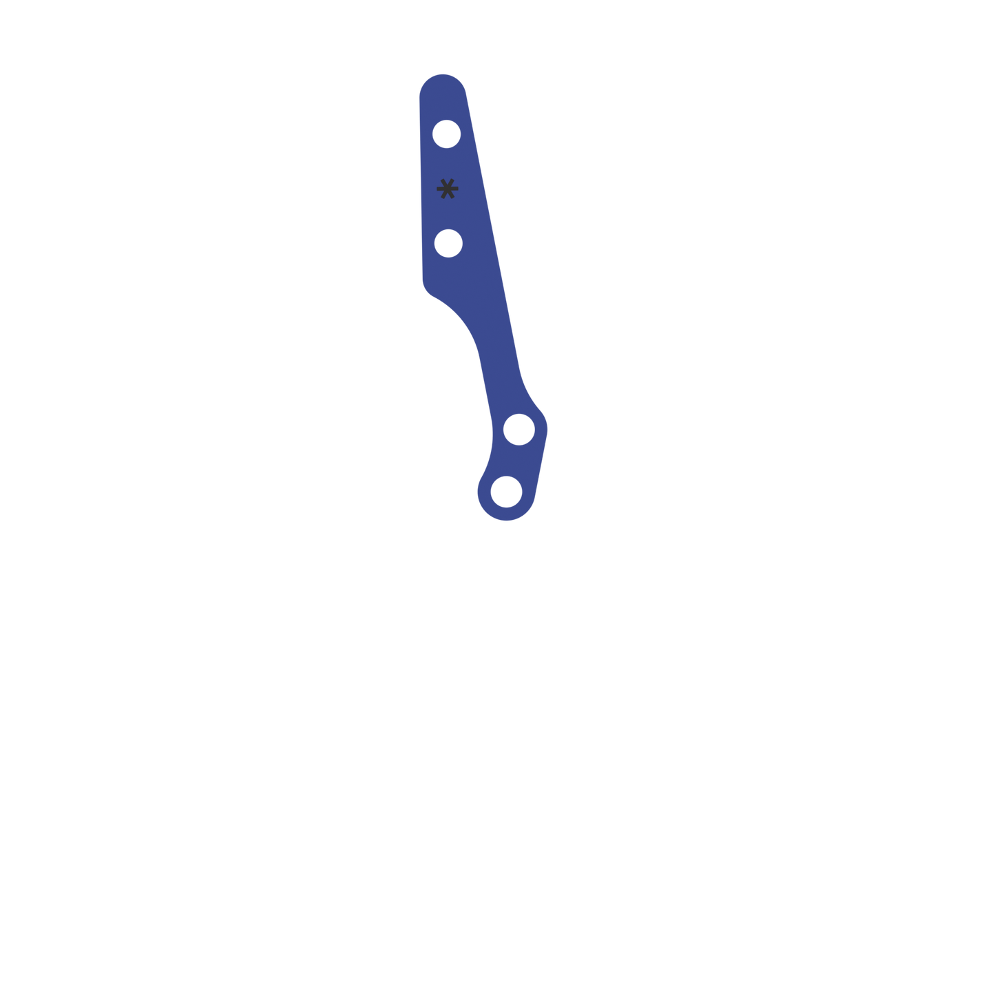 Titanium TTA Plate